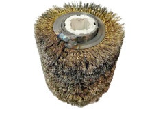 SPAZZOLA IN ACCIAIO 100mmx100mm PER SATINATRICE SPAZZOLATRICE RUSTICATRICE RUPES