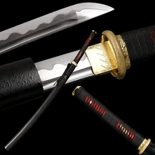 Hand Forging 1095 Carbon Steel Blade Japanese Samurai Real Katana Sword Sharp