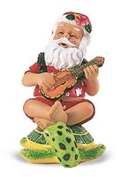 Island Heritage Strumming Santa On Honu Ornament, New, Free Shipping on sale Island Heritage Strumming Santa On Honu Ornament, New, Free Shipping on sale