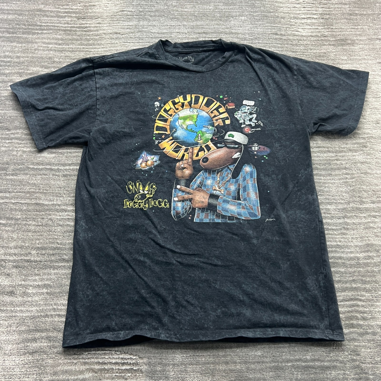 FILA Camicia per cani Snoop taglia M adulto Deathrow Hip Hop Doggy World nera