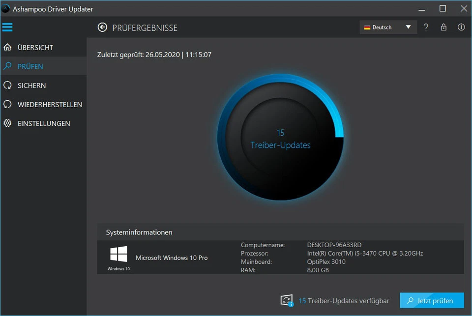 Ashampoo Driver Updater 3 PC, 1 Jahr, Windows 11,10,8,7, Download - Bild 3 von 3