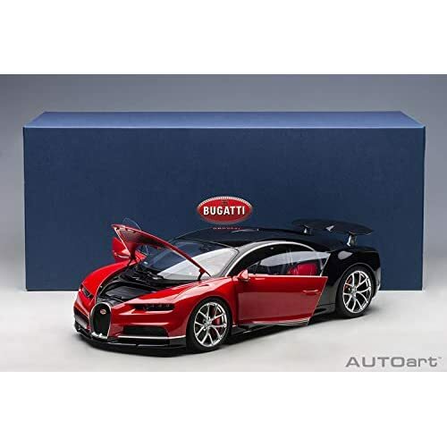 AUTOart 1/12 BUGATTI CHIRON 2017 Red Black 12113 w/Tracking NEW - Picture 5 of 10