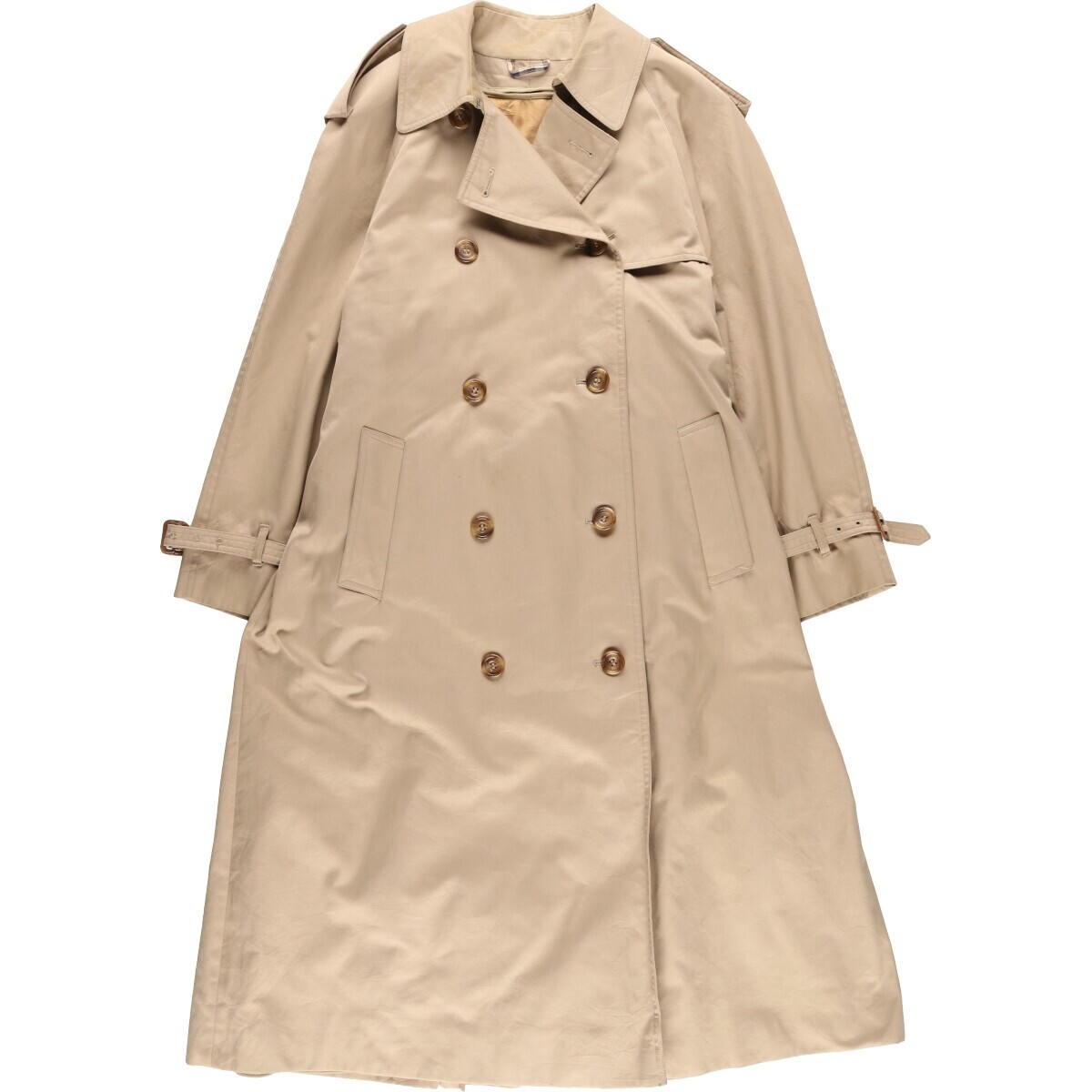 Women's Aquascutum Trench Coat Made In England L Gem