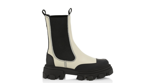 Oyster Grey Mid Chelsea Boots | eBay