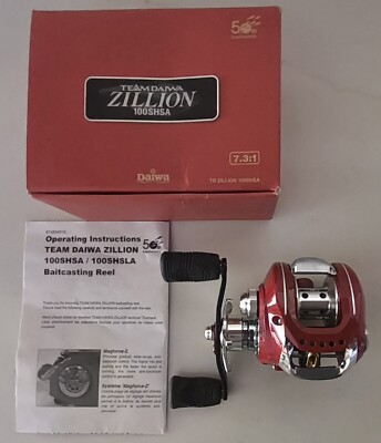 太*陽様 新品 2009年限定生産 DAIWA ZILLION 73 limit Extremely Rare New Diawa 50th Anniversary Zillion 100SHSA 7.3:1