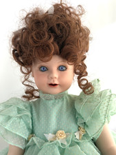 Vintage Elaine Campbell 20" Porcelain Doll Handmade Reproduction 'Cookie' 1991