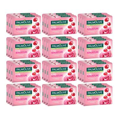 Palmolive Soft & Moisture Rose Petals Cherries, 36 Bars x 80g Each