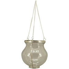 Windlicht  Metall Glas Hänge Kerzenhalter Teelichthalter Exner 242012