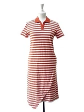 Women’s Uniqlo X JW Anderson Dress Knee Length Jersey Breton Striped Summer XS