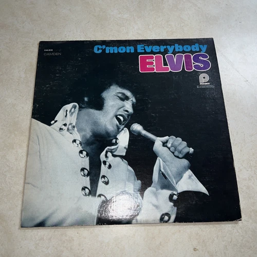 VINTAGE Elvis Presley C'Mon Everybody LP Vinyl Record Album CAS-2518 Tested