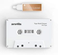 Audio Cassette Head Cleaner, Tape Cleaning Kit for Home/Portable/Car Cassette Pl