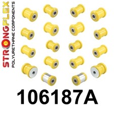 Fiat 124 Spider II  Kit de silent blocs de suspension arrière SPORT