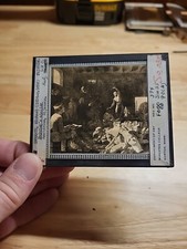 Vintage Magic Lantern Slide-Painter's Atelier-Painting By Michael Sweerts