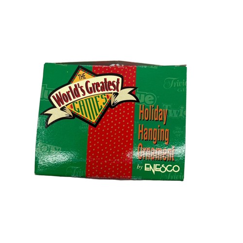 ENESCO World's Greatest Board Games Life Christmas Tree Ornament Santa 1997 Box - Picture 7 of 9