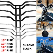 10" 12" 14" 16" MX-T Bar 1.25" Handlebar For Harley Softail Sportster Dyna Glide
