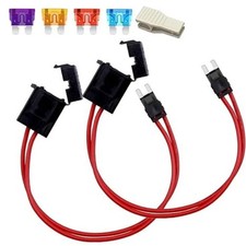 2pcs 12-24V 16 AWG Car Fuse Holder Connector Smal Style: Mini Extension holder