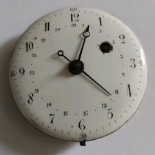 Spindeluhr Werk Mit Datum  Spindeltaschenuhr  Verge Fusee 