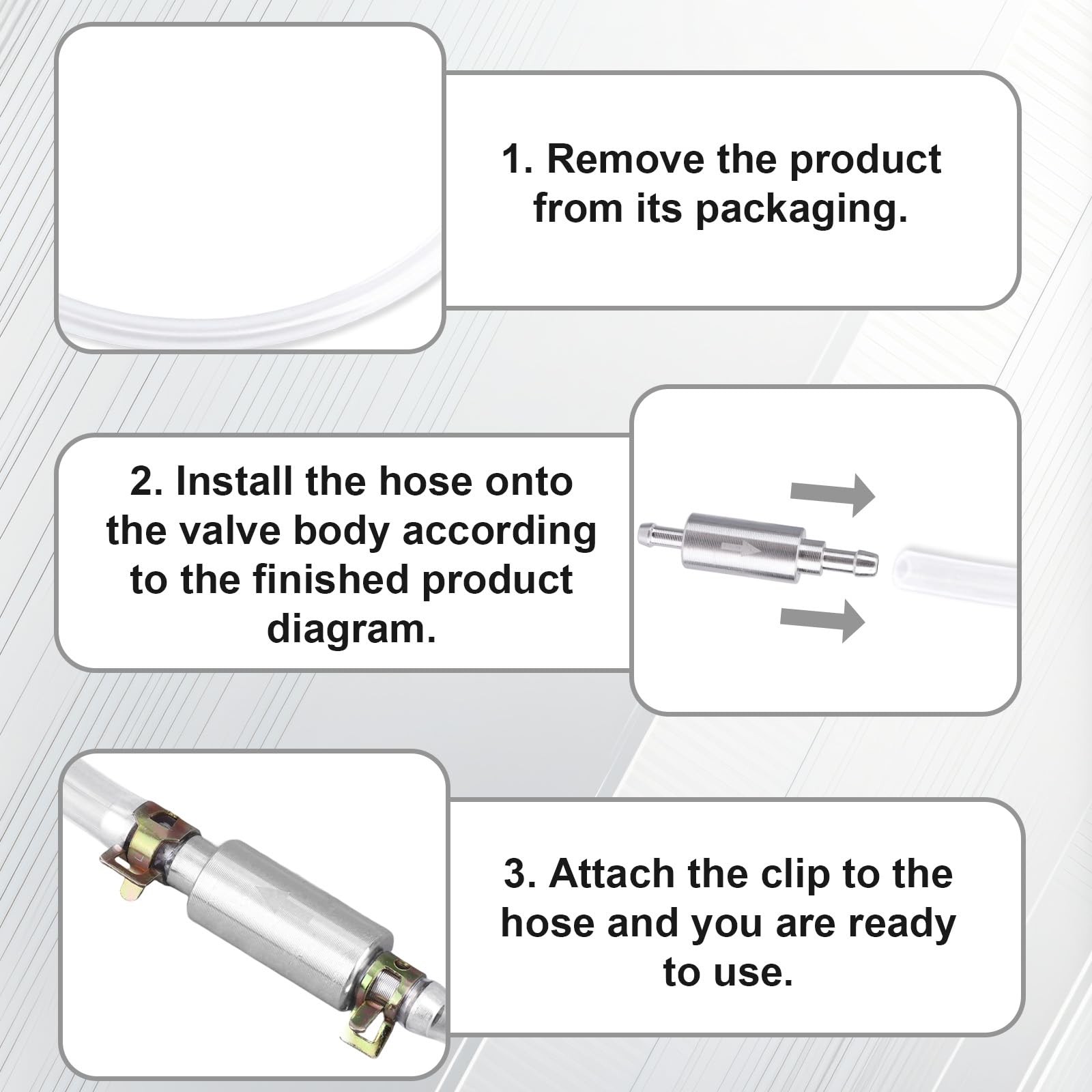 Kit di 2 Strumenti per lo Spurgo Dei Freni Include 4 Tubi in Gomma lo Spurgo Dei - Miniatura 5