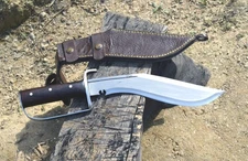 Handmade Nepalese/hunting Dguard kukri Knife-11" Carbon steel full tang Blade