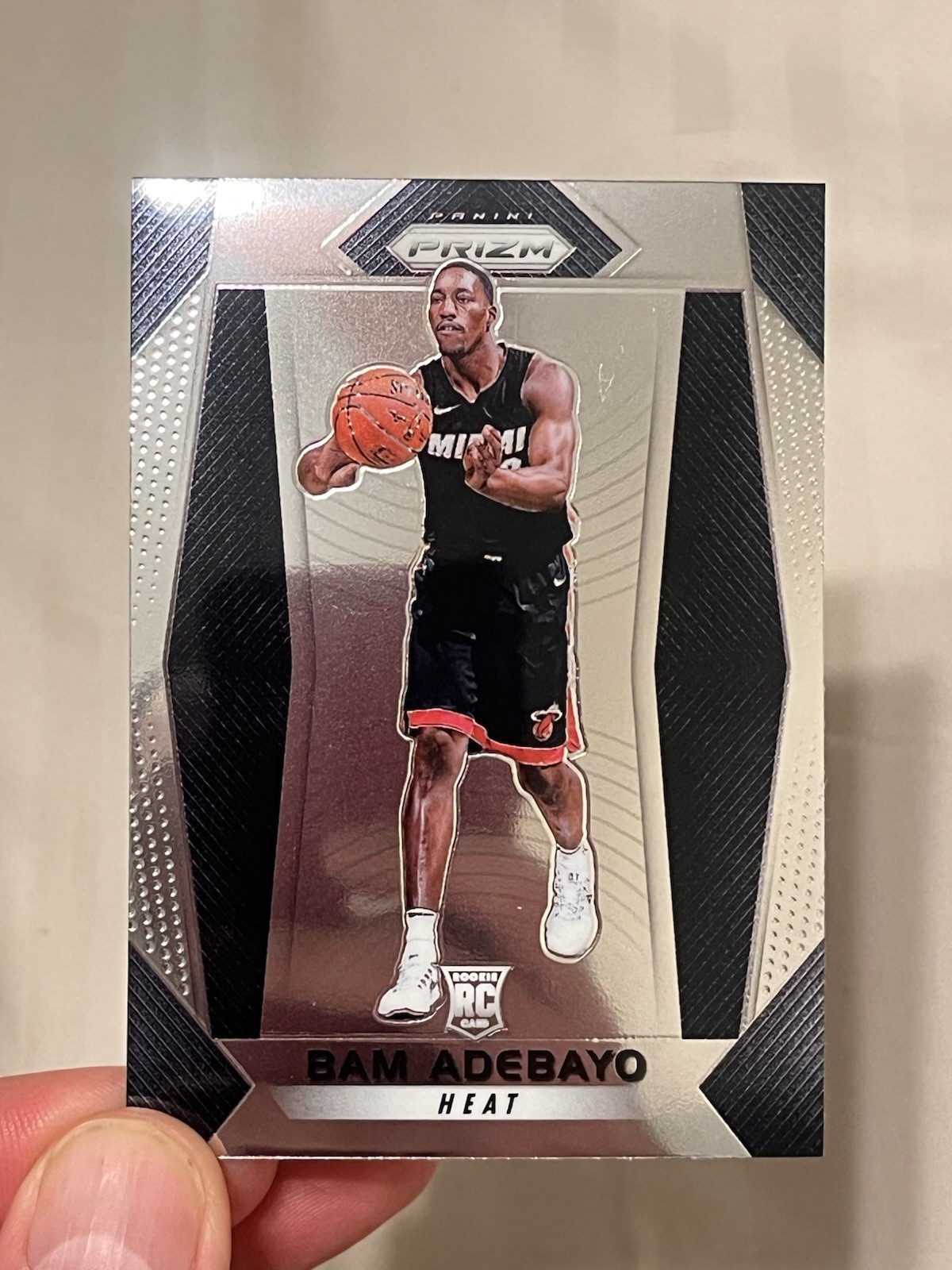 2017-18 Prizm Base Bam Adebayo Rookie Card Miami Heat 83 Point Game