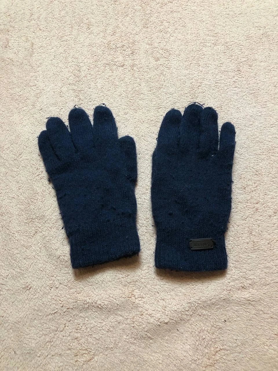 Barbour Fingerless Gloves Mens WMNS Unisex Winter Classic 80% Wool Outdoor Faded