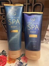 Bath And Body Works True Blue Spa Body Cream And Foot Cream Set of 2