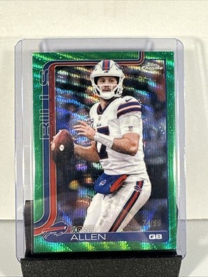 Topps Chrome Football 2025 Josh Allen Green Wave /99