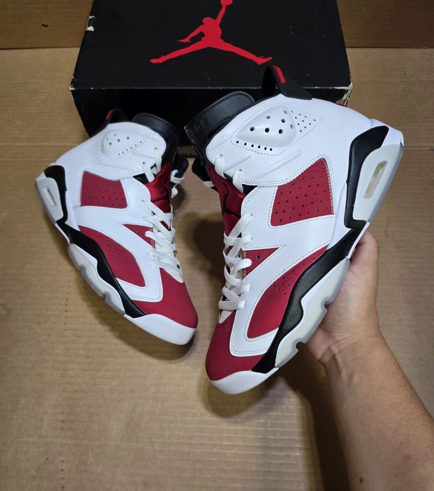 Size 10 - Jordan 6 Retro OG Mid Carmine 2021 - Image 2 of 4