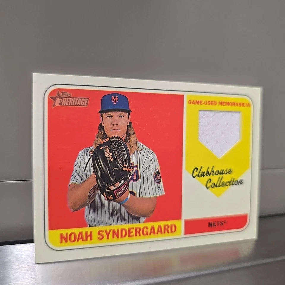 2018 Topps Heritage - Clubhouse Collection Relics Noah Syndergaard #CCR-NS (MEM) - Image 2 of 4