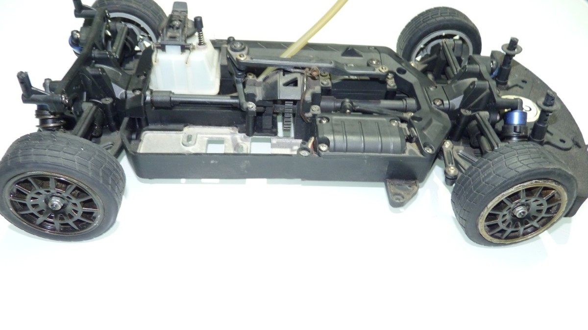 ★美品★京商 kyosho FAZER Pure Ten GP 4WD ラジコン Vintage Kyosho PureTen GP Fazer 4WD Nitro Chassis-Without Engine