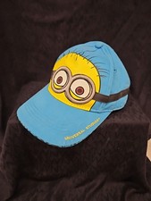 UNIVERSAL STUDIOS Kid's Minions Blue And Yellow Baseball Cap.