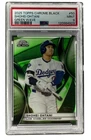 2025 TOPPS CHROME BLACK GREEN WAVE #50 SHOHEI OHTANI 15/99 PSA 9 MVP SP