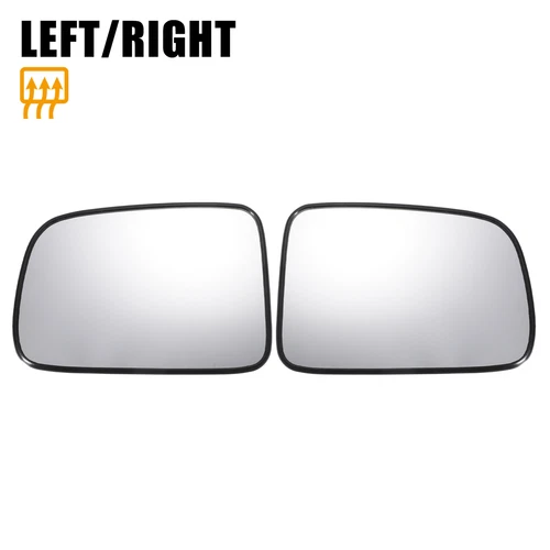 Pair Car Left Right Side White Mirror Glass w/ Back Heated for Honda CR-V CRV