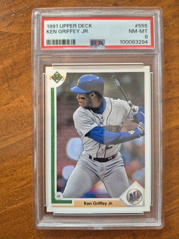 1991 Ken Griffey Jr. Upper Deck PSA 8