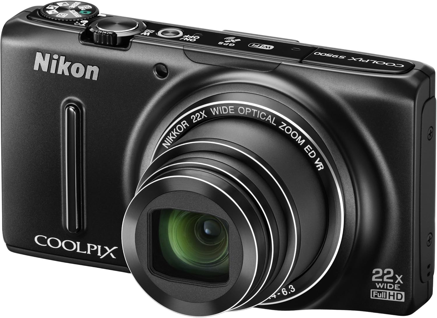 Nikon COOLPIX S9500 Digital Camera 18.1MP 22 x Optical Zoom with