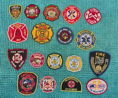 Fire Rescue Patch Collection 18 U.S. FIRE RESCUE PATCH ALASKA FLORIDA OHIO MICHIGAN ... | eBay