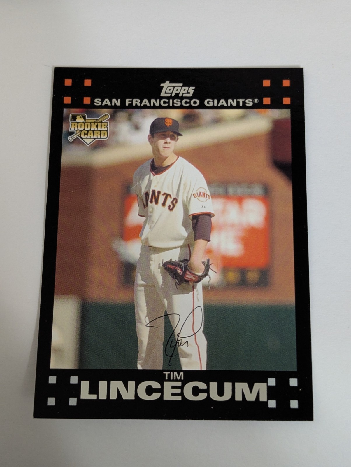 2007 Tim Lincecum Topps Update Rookie #UH158