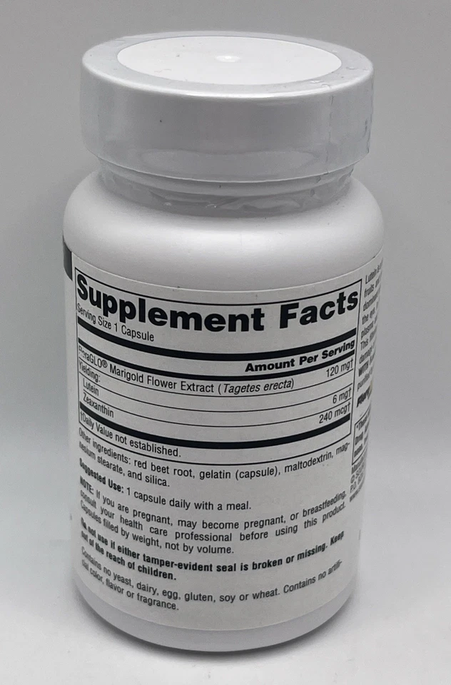 Source Naturals, Inc. Luteína 6 mg 90 cápsulas. EXP: 9/28 ENVÍO GRATIS Foto 2 de 3