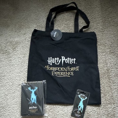 ハリー・ポッター 禁じられた森体験 トートバッグとマグネット Harry Potter Forbidden Forest Experience Bag+ Spiral Notebook +