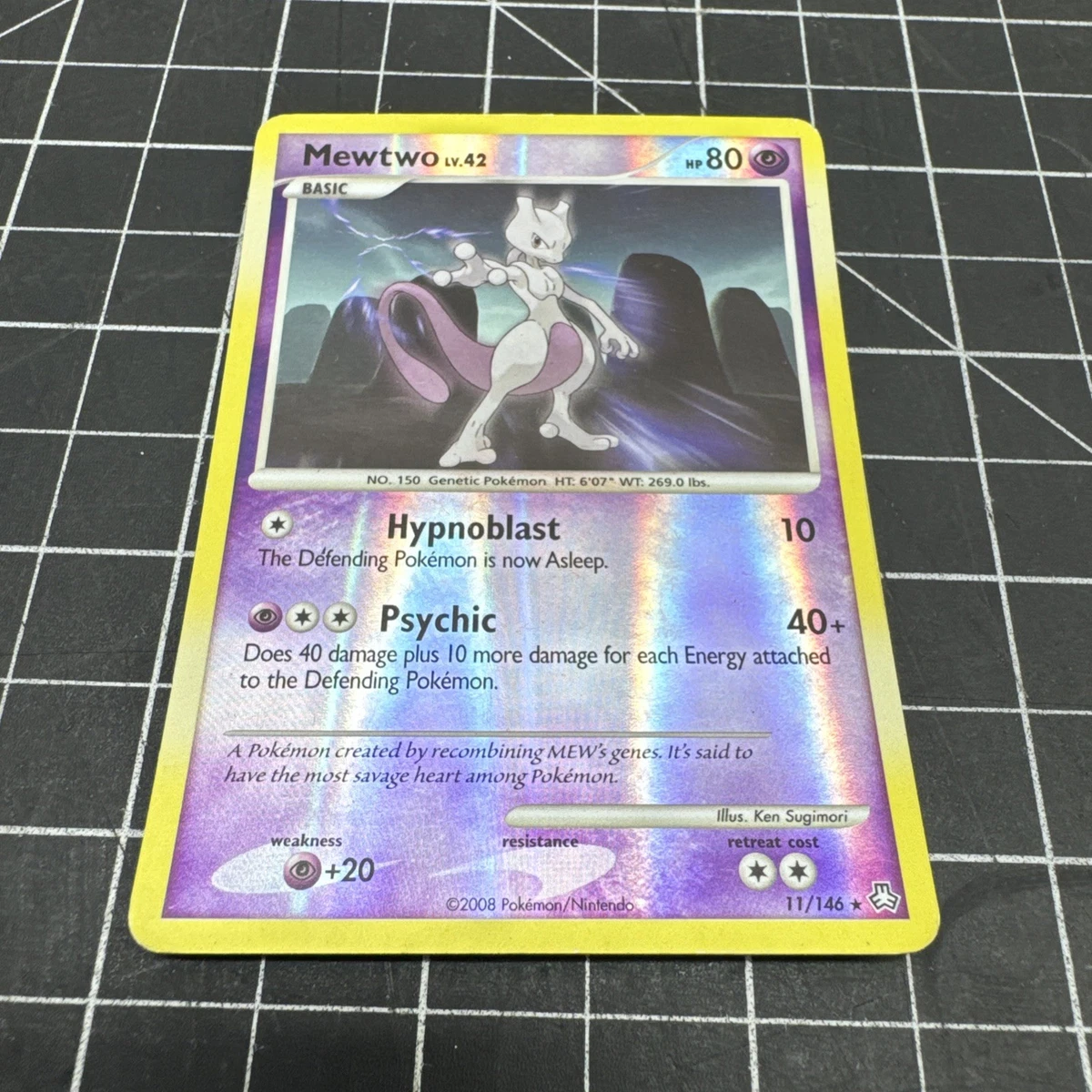 Mewtwo Pokémon TCG Legends Awakened Individual Collectible Card