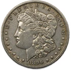1896 O Morgan Silver Dollar $1 New Orleans Extremely Fine XF+