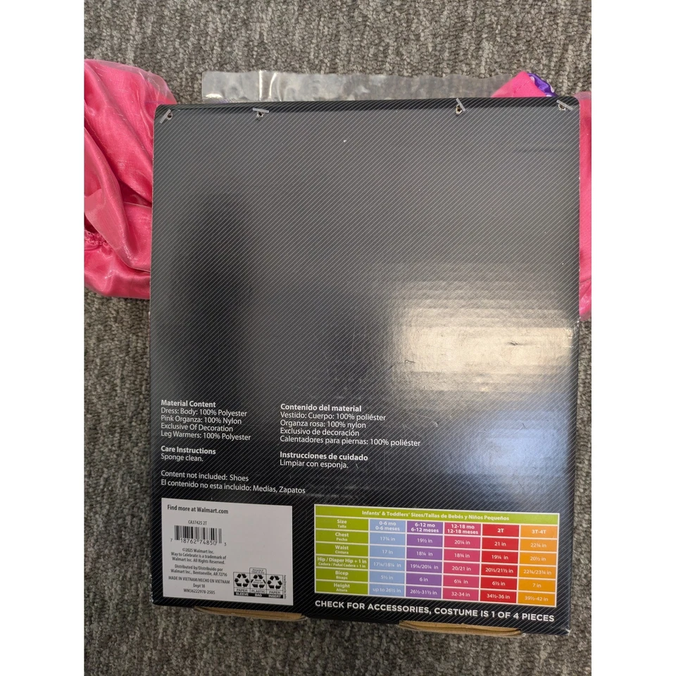 Vestido Disfraz Celebrate Candy Cutie Niñas Pequeñas Halloween 2T Foto 4 de 4