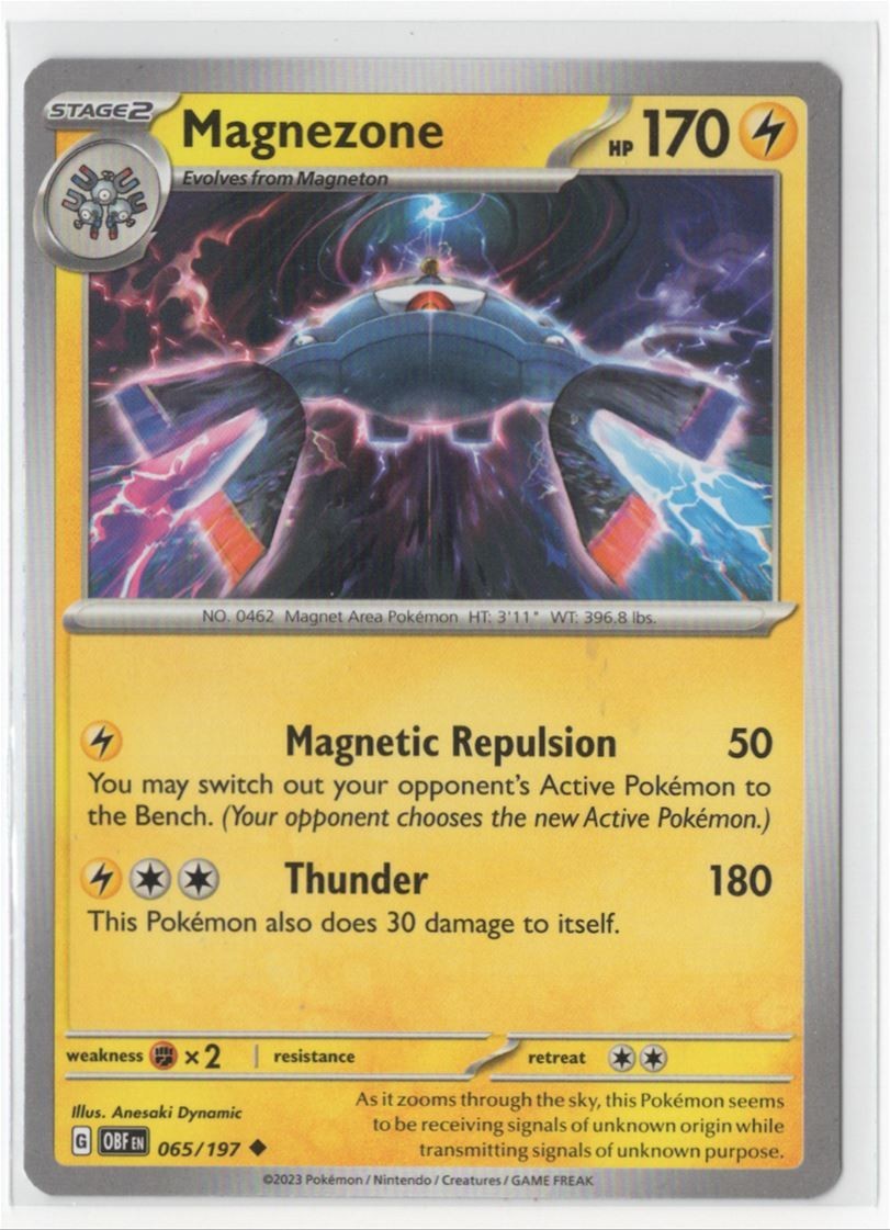 Pokemon Obsidian Flames 065/197 Magnezone