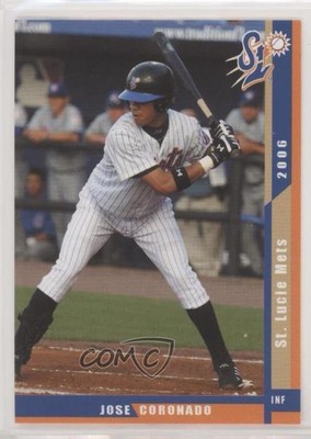 2006 Grandstand St Lucie Mets Jose Coronado 0q3