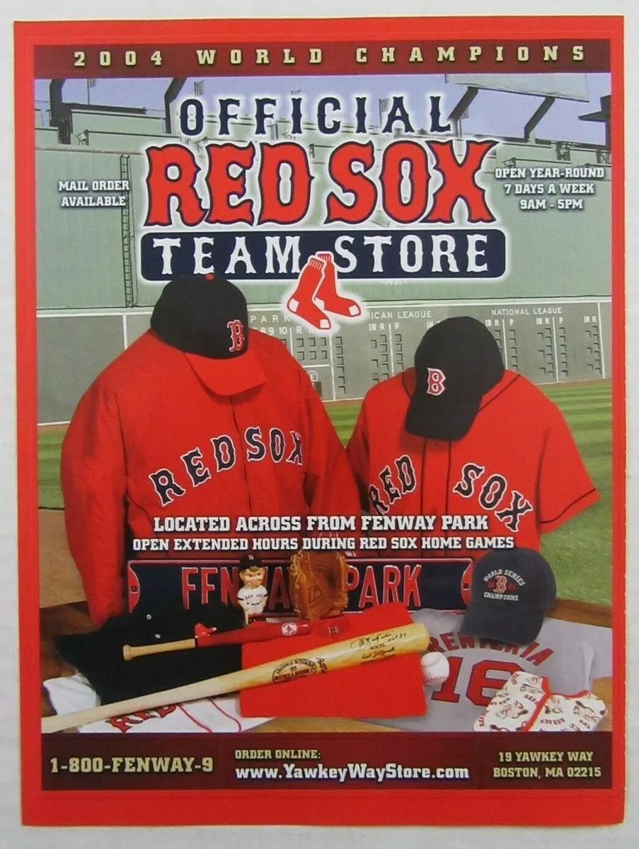 2005 YAWKEY WAY STORE Magazine Ad - Official BOSTON RED SOX Team Store