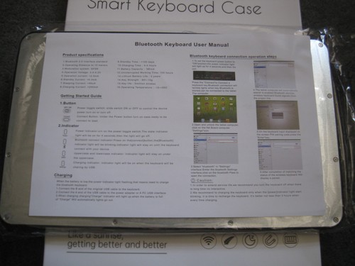 UK Rechargeable Bluetooth Wireless Keyboard USB For Laptop Android IOS Tablet PC - Photo 3/4
