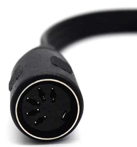 Din 5 Pin Female Socket to 4x RCA Phono Male Plug AMP Audio Adapter Cable 30cm - Picture 3 of 6
