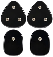 1999-2006 Chevy Silverado GMC Sierra Billet Aluminum Sun Visor Block Off Plates 