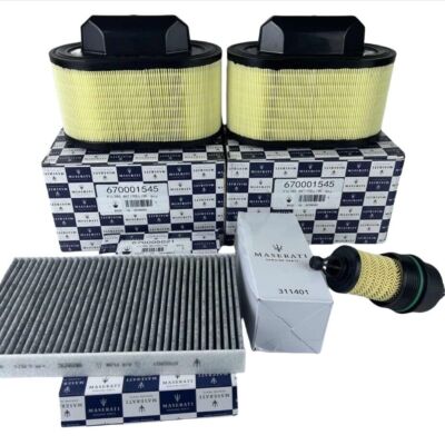 670001545 Maserati Ghibli Levante Quattroporte V6 3.0L Air Filte Oil Filter Set