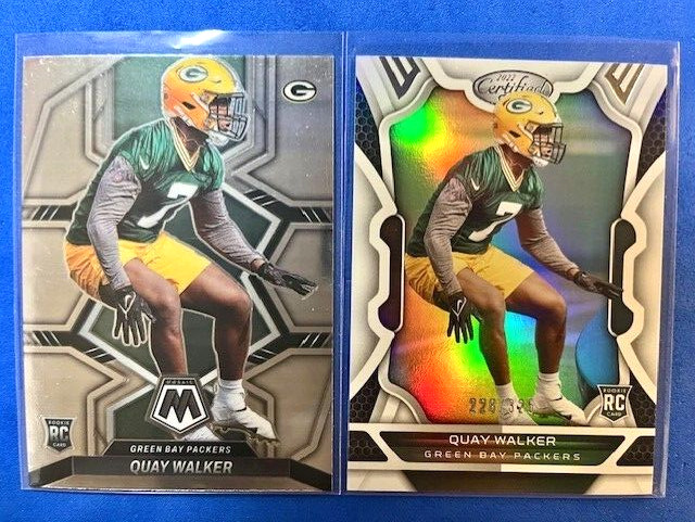 Quay Walker 2022 Panini Mosaic RC & 2022 Certified Mirror /325 RC - Packers